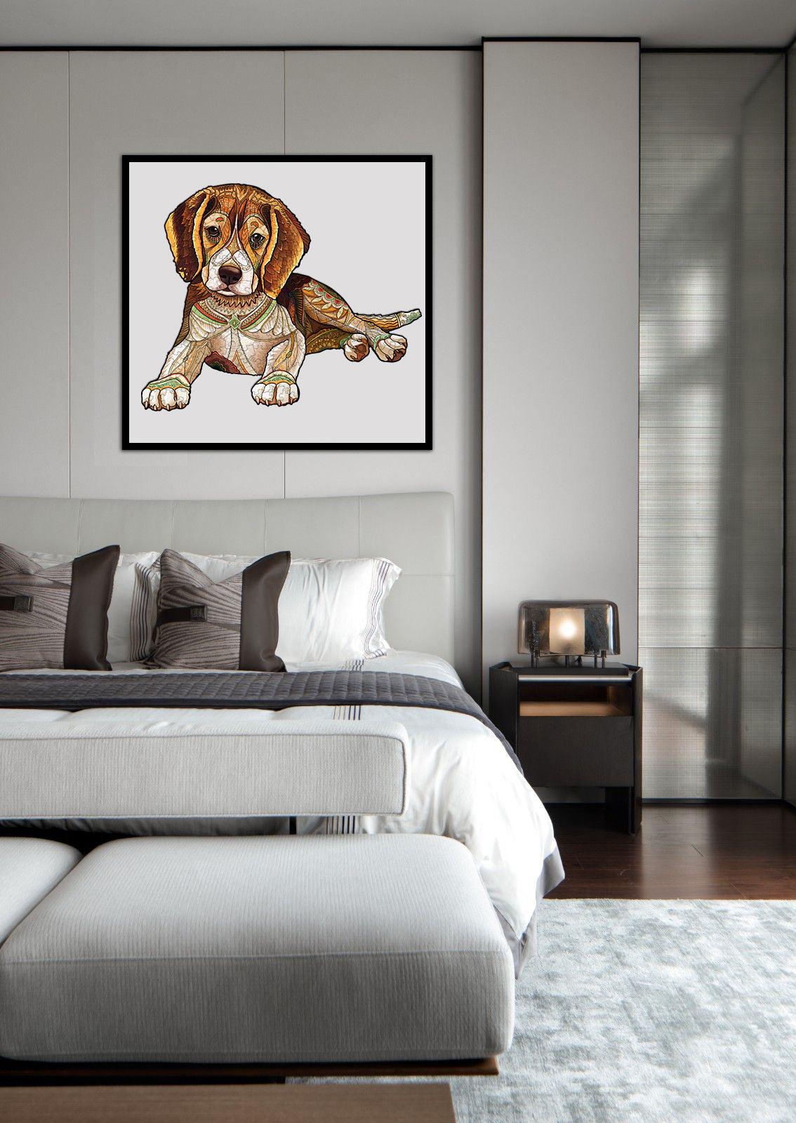 Beagle Wooden Jigsaw Puzzle