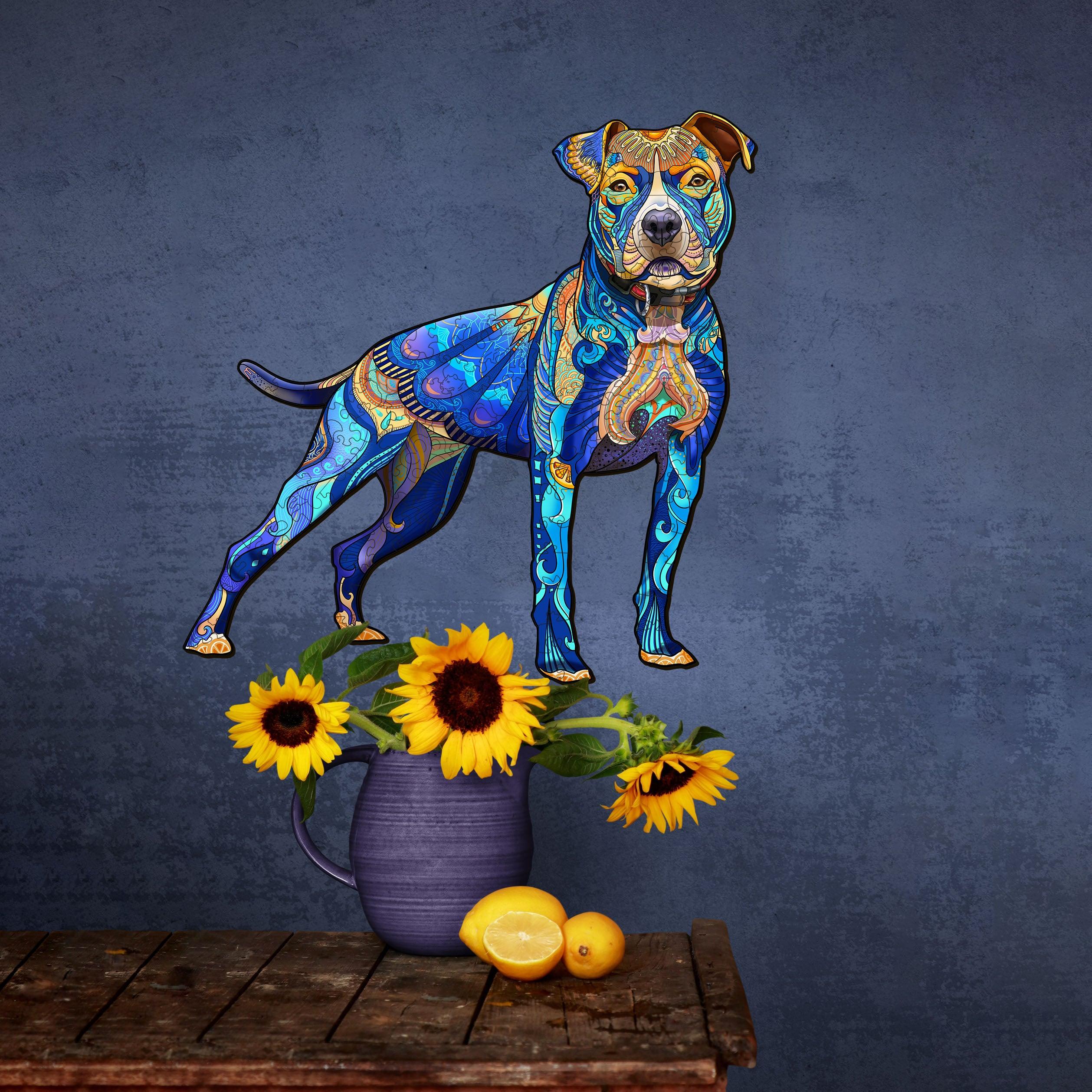 Pitbull Wooden Jigsaw Puzzle