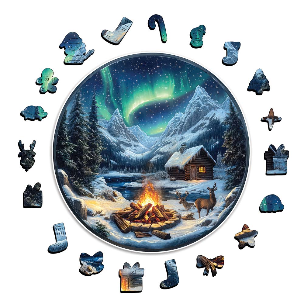 Northern Village - Wooden Jigsaw Puzzle