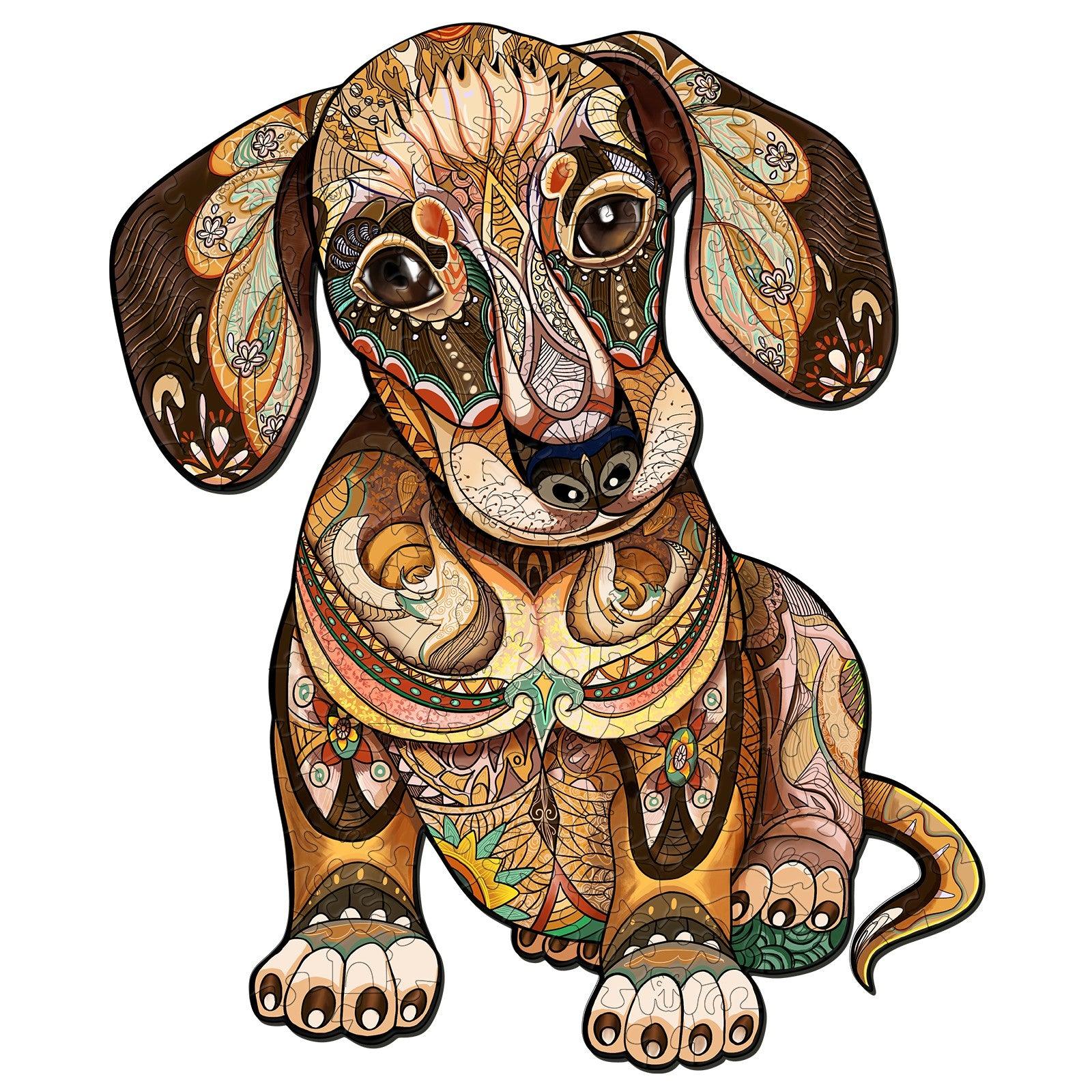 Dachshund Wooden Jigsaw Puzzle