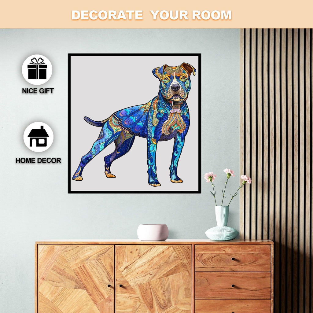 Pitbull Wooden Jigsaw Puzzle