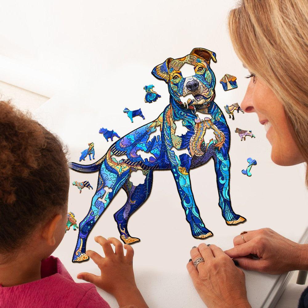 Pitbull Wooden Jigsaw Puzzle