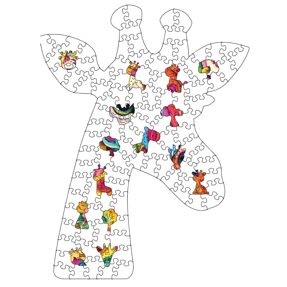 Giraffe - Wooden Jigsaw Puzzle